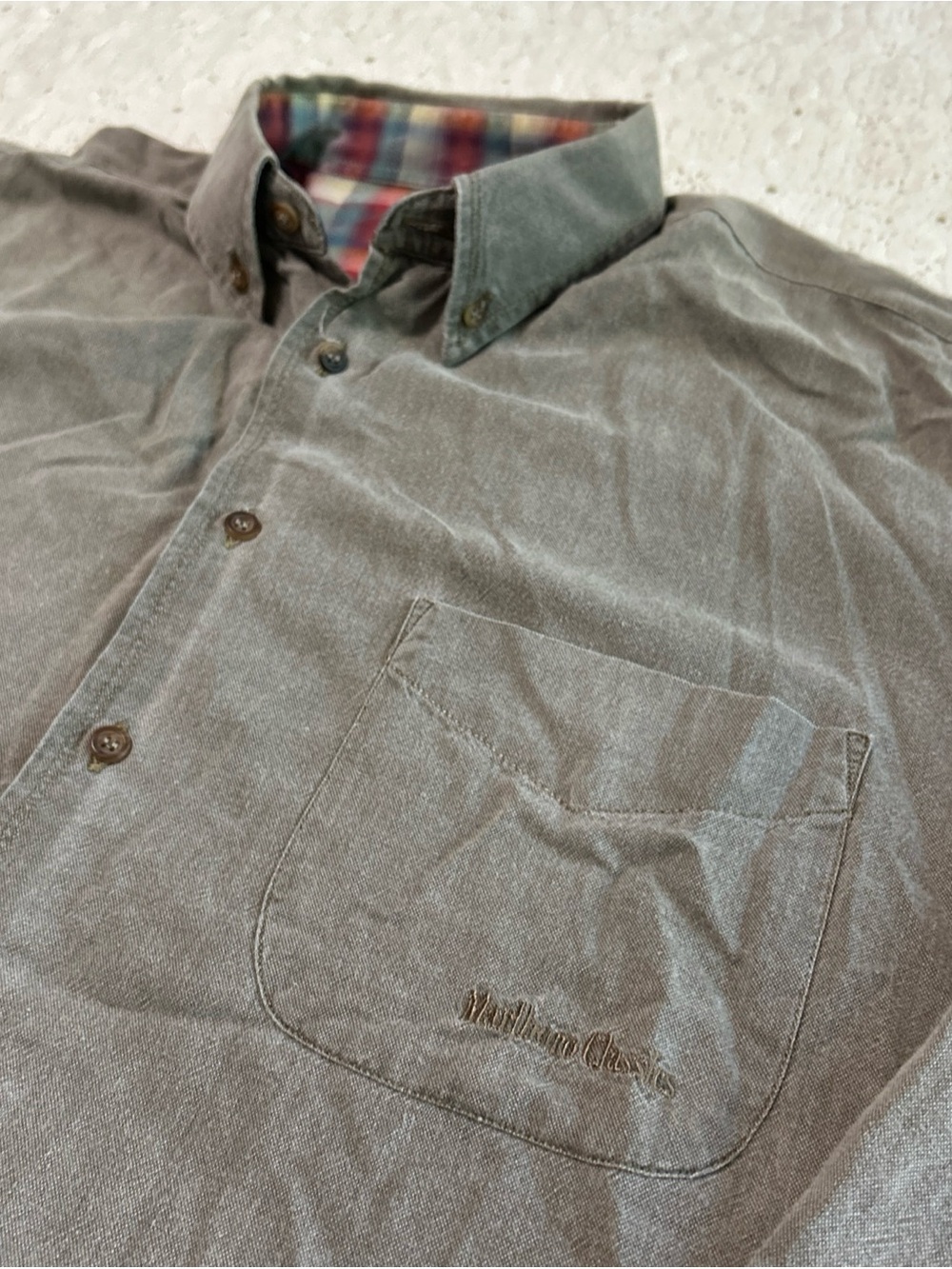 Marlboro Classics Men’s Button Down Shirt - Rare Vintage - Size Large